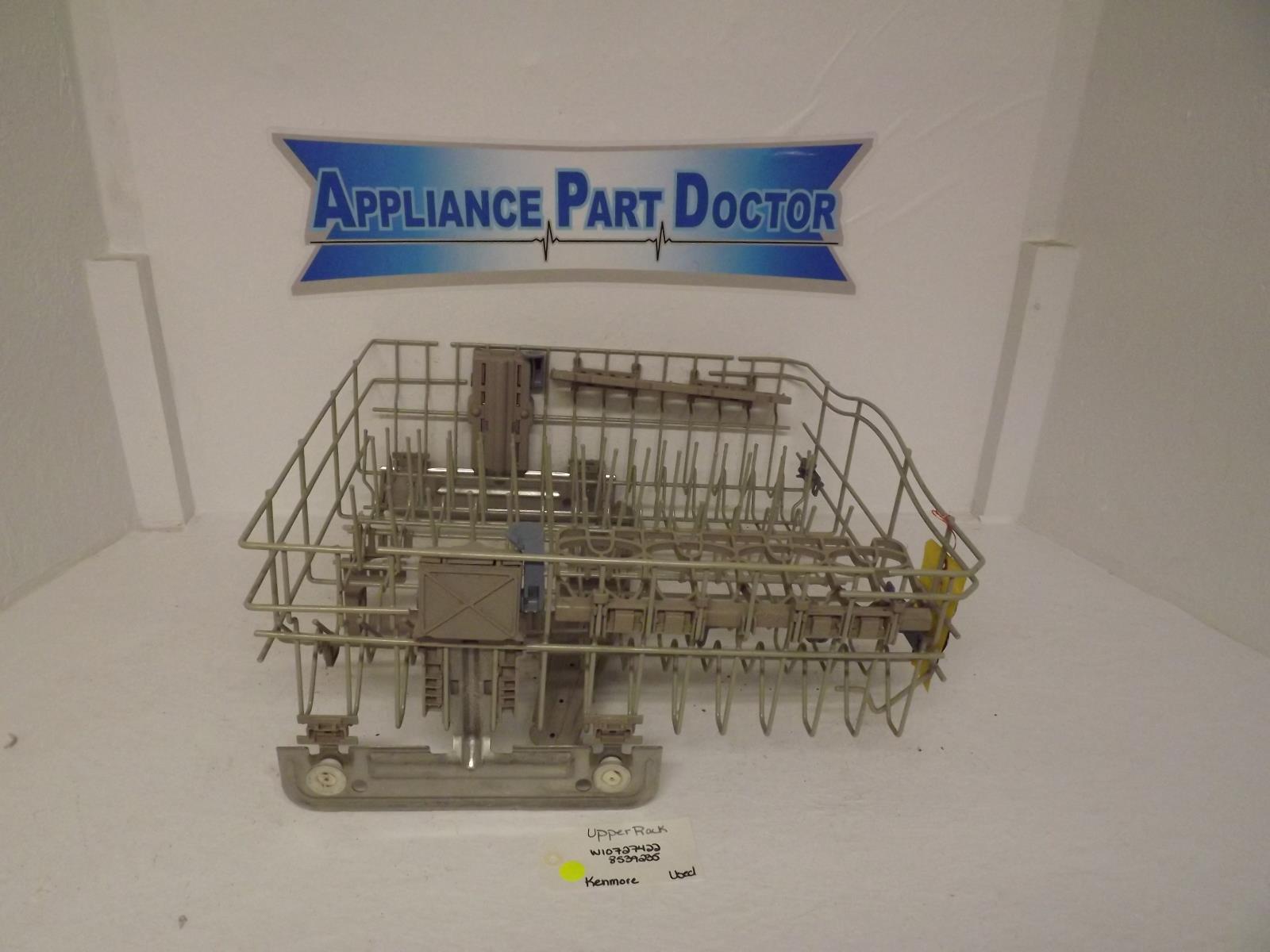 Kenmore Dishwasher W10727422 8539235 Upper Rack Used Kenmore Dishwasher W10727422 8539235 Upper Rack Used